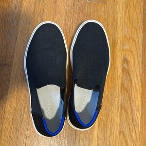 Rothy’s Original Slip-On Sneakers- Black- Size 9